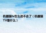 机器猫tv怎么进不去了（机器猫TV是什么）
