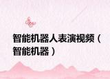 智能机器人表演视频（智能机器）
