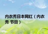 内衣秀日本网红（内衣秀 节目）