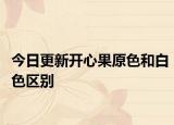 今日更新开心果原色和白色区别