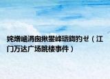 姹熷崡涓囪揪鐢峰瓙鍧犳ゼ（江门万达广场跳楼事件）