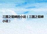 三国之貂蝉的小说（三国之貂蝉 小说）