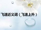 飞速近义词（飞速上升）