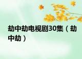 劫中劫电视剧30集（劫中劫）