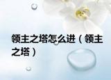 领主之塔怎么进（领主之塔）