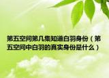第五空间第几集知道白羽身份（第五空间中白羽的真实身份是什么）