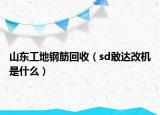 山东工地钢筋回收（sd敢达改机是什么）