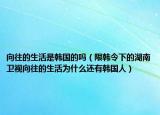向往的生活是韩国的吗（限韩令下的湖南卫视向往的生活为什么还有韩国人）