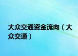 大众交通资金流向（大众交通）