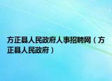 方正县人民政府人事招聘网（方正县人民政府）