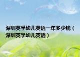 深圳英孚幼儿英语一年多少钱（深圳英孚幼儿英语）