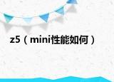 z5（mini性能如何）