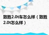 致胜2.0t车怎么样（致胜2.0t怎么样）