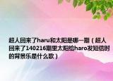超人回来了haru和太阳是哪一期（超人回来了140216期里太阳给haro发短信时的背景乐是什么歌）