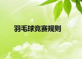 羽毛球竞赛规则