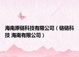 海南原链科技有限公司（链链科技 海南有限公司）