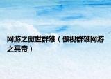 网游之傲世群雄（傲视群雄网游之冥帝）