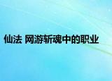 仙法 网游斩魂中的职业