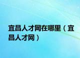 宜昌人才网在哪里（宜昌人才网）