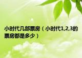 小时代几部票房（小时代1,2,3的票房都是多少）