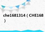 che1681314（CHE168）