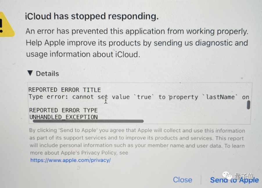 因为名字叫True，她被苹果iCloud服务器拒绝了
