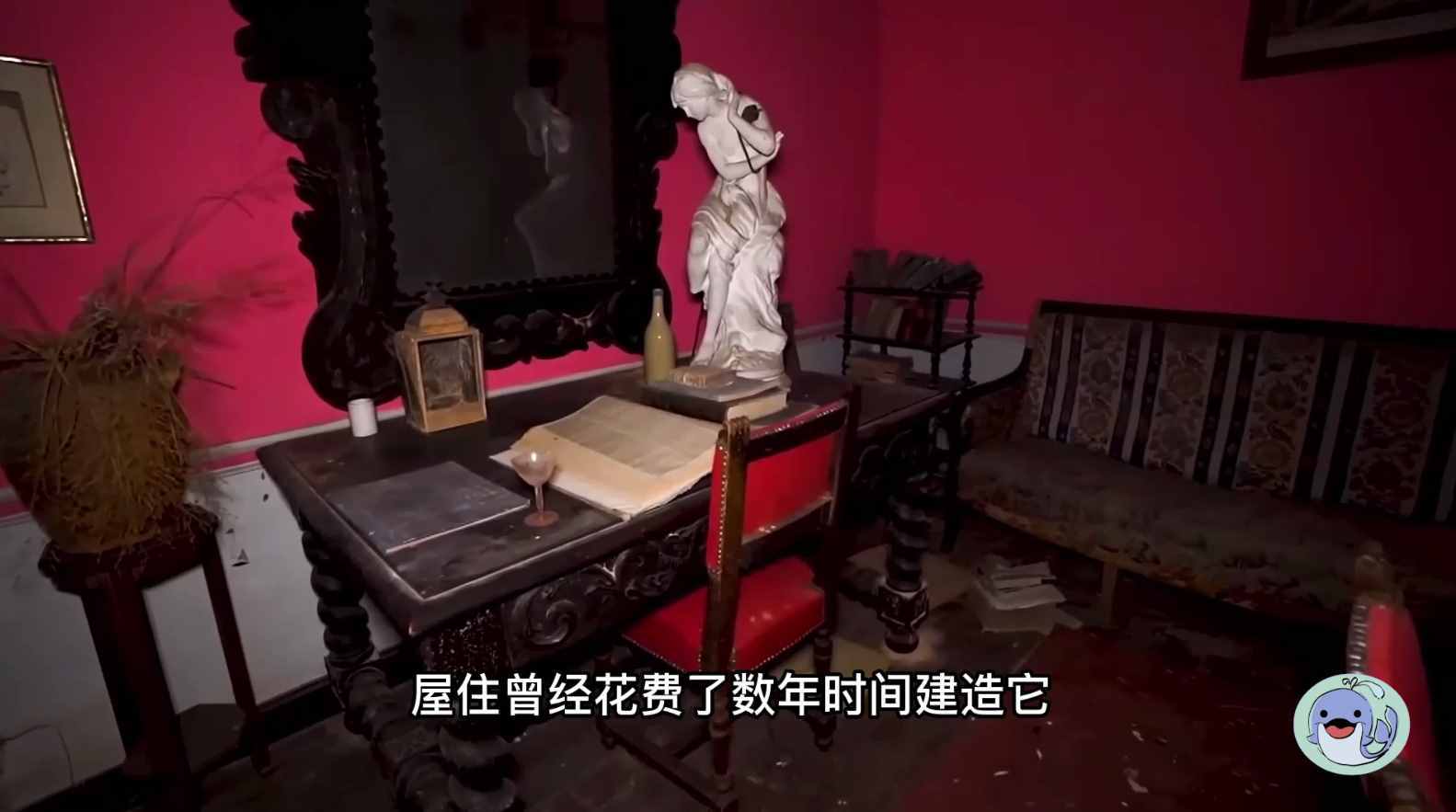 美国森林废弃38年的城堡，一位中国女性来到这里，孤独的生活
