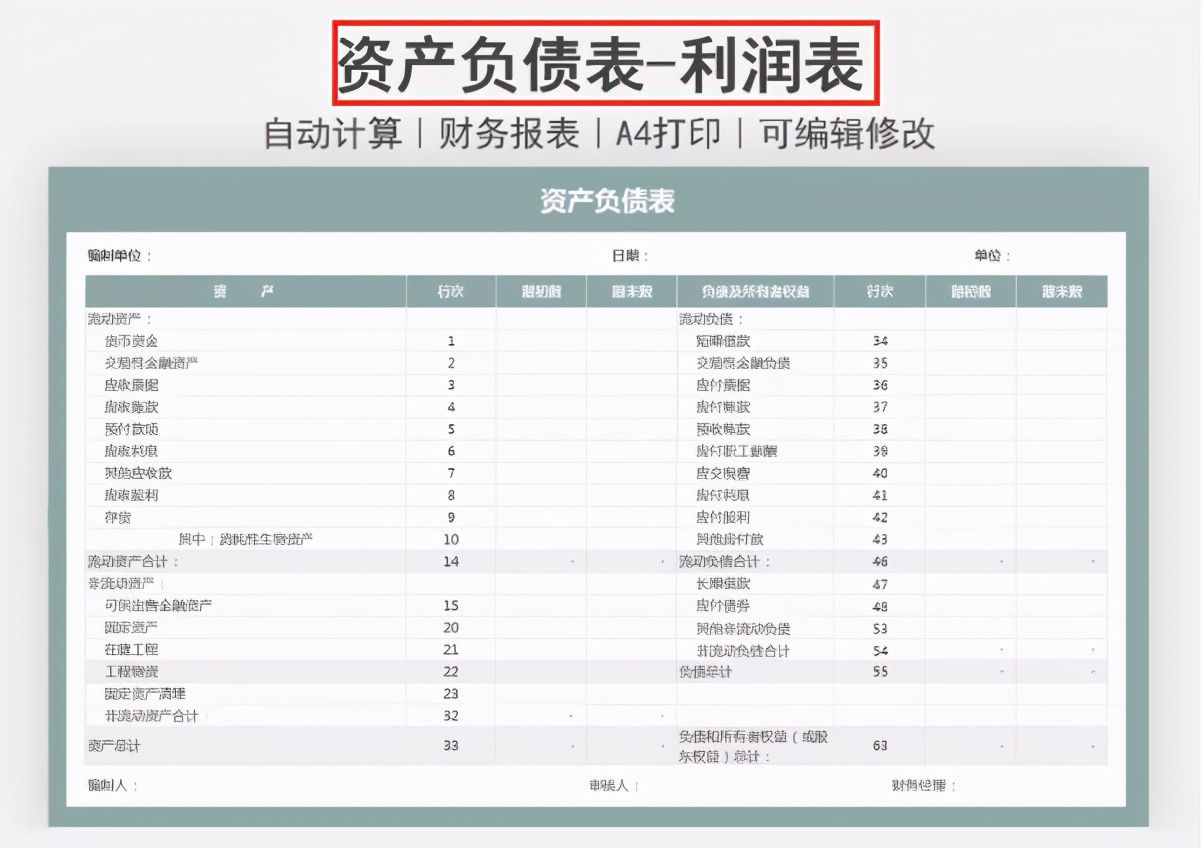 财务做账报表很难解决？12张Excel财务做账表格模板，可直接使用