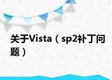 关于Vista（sp2补丁问题）