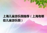 上海儿童游乐园推荐（上海有哪些儿童游乐园）