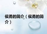 侯勇的简介（侯勇的简介）