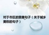对于市区的赞美句子（关于城乡美称的句子）