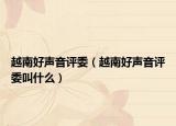 越南好声音评委（越南好声音评委叫什么）