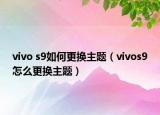 vivo s9如何更换主题（vivos9怎么更换主题）