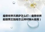 魔兽世界元素萨怎么打（魔兽世界超级舞王指南怎么样对随从使用）