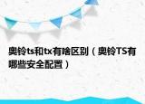 奥铃ts和tx有啥区别（奥铃TS有哪些安全配置）