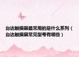 台达触摸屏最常用的是什么系列（台达触摸屏常见型号有哪些）