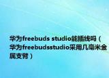 华为freebuds studio能插线吗（华为freebudsstudio采用几毫米金属支臂）
