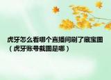 虎牙怎么看哪个直播间刷了藏宝图（虎牙账号截图是哪）
