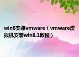 win8安装vmware（vmware虚拟机安装win8.1教程）
