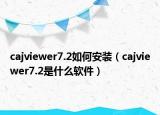cajviewer7.2如何安装（cajviewer7.2是什么软件）