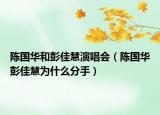 陈国华和彭佳慧演唱会（陈国华彭佳慧为什么分手）