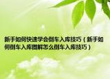 新手如何快速学会倒车入库技巧（新手如何倒车入库图解怎么倒车入库技巧）