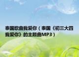 泰国歌曲我爱你（泰国《初三大四我爱你》的主题曲MP3）