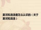 夏河和洛洛是怎么认识的（关于夏河和洛洛）