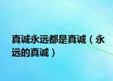真诚永远都是真诚（永远的真诚）