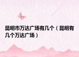 昆明市万达广场有几个（昆明有几个万达广场）
