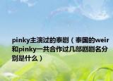 pinky主演过的泰剧（泰国的weir和pinky一共合作过几部剧剧名分别是什么）