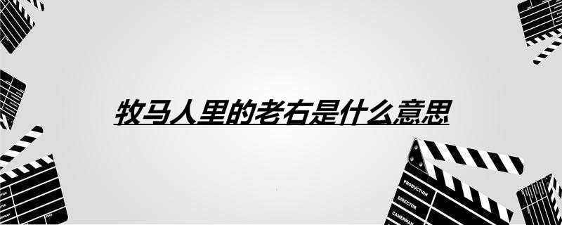 牧马人里的老右是什么意思