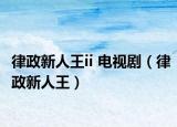 律政新人王ii 电视剧（律政新人王）